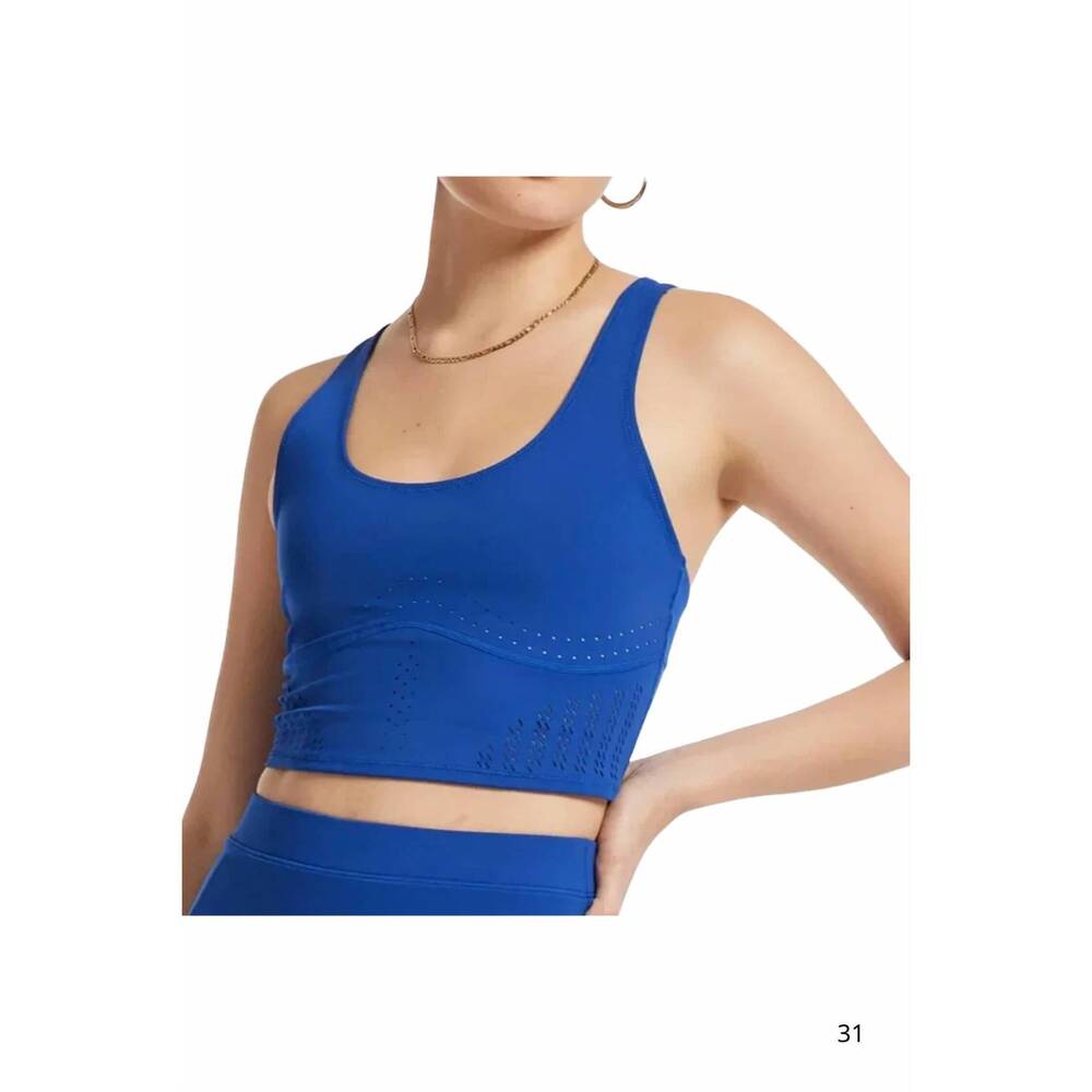 NEW BANDIER lasercut tank top in blue